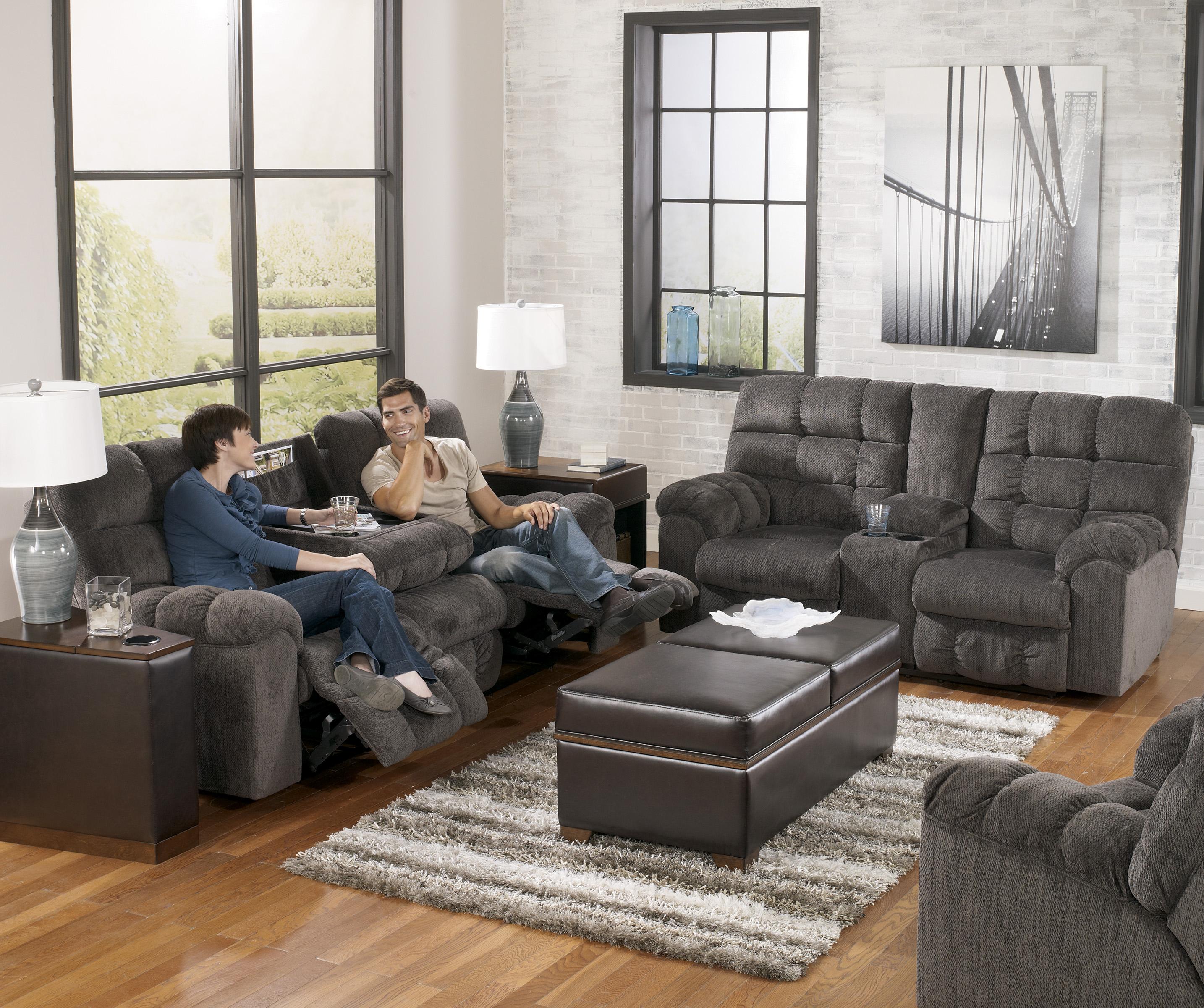 Signature Design by Ashley Acieona Slate 5830028 Swivel Rocker